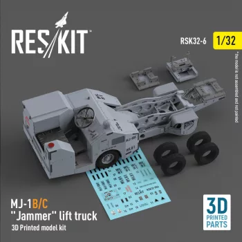   Reskit - MJ-1B/C "Jammer" lift truck  (3D Printed model kit) (1/32)