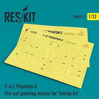  Reskit - F-4E Phantom II Pre-cut painting masks for Tamiya kit