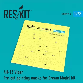   Reskit - AH-1Z Viper Pre-cut painting masks for Dream Model kit