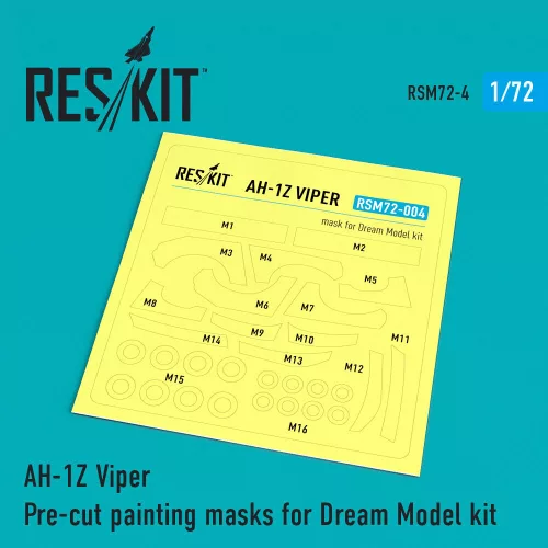 Reskit - AH-1Z Viper Pre-cut painting masks for Dream Model kit
