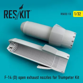   Reskit - F-14D "Tomcat" open exhaust nozzles for Trumpeter kit (1/32)