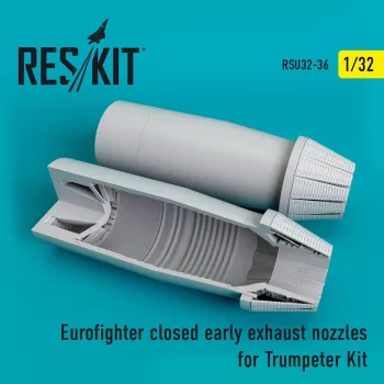   Reskit - Eurofighter closed (early type) exhaust nozzles  for  Trumpeter kit (1/32)