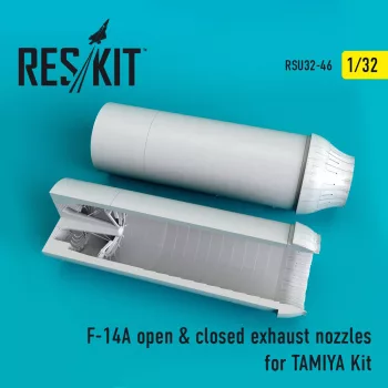   Reskit - F-14A "Tomcat" open & closed exhaust nozzles Tamiya kit (1/32)