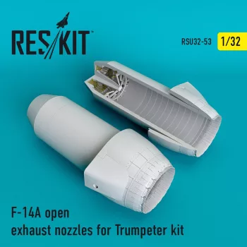   Reskit - F-14A "Tomcat" open exhaust nozzles for Trumpeter kit (1/32)