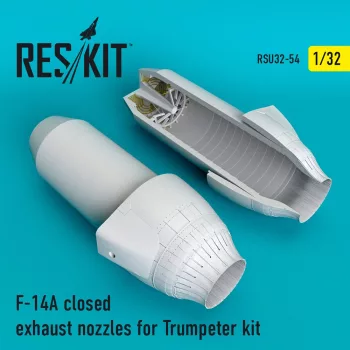   Reskit - F-14A "Tomcat"closed exhaust nozzles for Trumpeter kit (1/32)