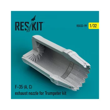   Reskit - F-35 (A, C) exhaust nozzle for Trumpeter kit (1/32) 