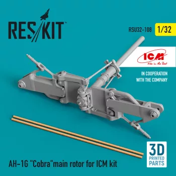 Reskit - AH-1G Cobramain rotor for ICM kit (3D Printed)