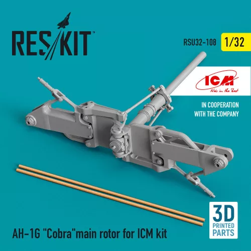 Reskit - AH-1G Cobramain rotor for ICM kit (3D Printed)