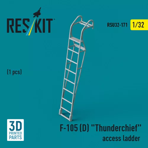 Reskit - F-105D Thunderchief access ladder (1 pcs) (3D Printed)
