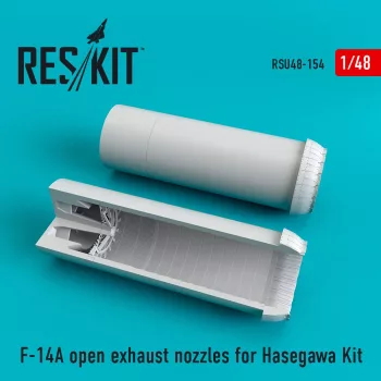   Reskit - F-14A "Tomcat" open exhaust nozzles for Hasegawa kit (1/48)