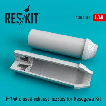   Reskit - F-14A "Tomcat" closed exhaust nozzles for Hasegawa kit (1/48)