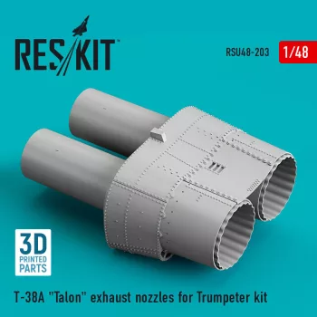  Reskit - T-38A Talon exhaust nozzles for Trumpeter kit (3D Printed)