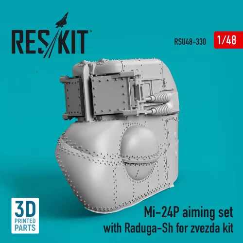 Reskit - Mi-24P aiming set with Raduga-Sh for zvezda kit (3D Printed)