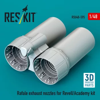   Reskit - Rafale exhaust nozzles for Revell/Academy kit (3D Printed)