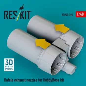   Reskit - Rafale exhaust nozzles for HobbyBoss kit (3D Printed)