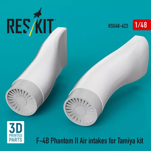 Reskit - F-4B Phantom II Air intakes for Tamiya kit (3D Printed)