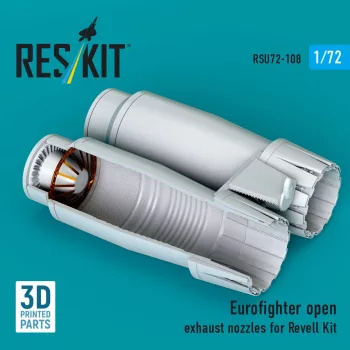   Reskit - Eurofighter open exhaust nozzles for Revell kit (3D Printed)