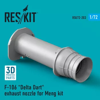   Reskit - F-106 Delta Dart exhaust nozzle for Meng kit (3D Printed)