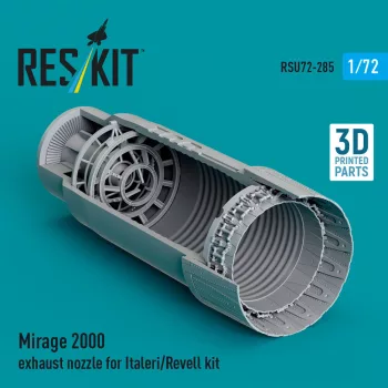   Reskit - Mirage 2000 exhaust nozzle for Italeri/Revell kit (3D Printed)