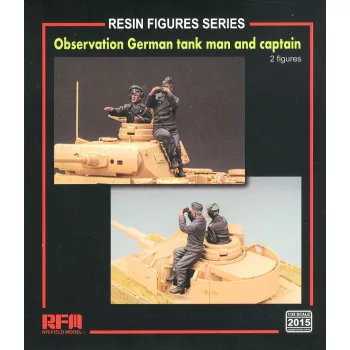 Rye Field Model - Observation German tank man and captain