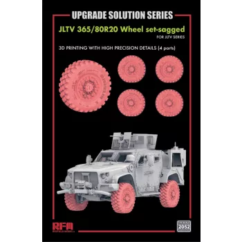   Rye Field Model - JLTV 365/80R20 Wheel set-sagged for JLTV series
