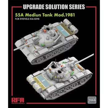   Rye Field Model - Upgrade set for RFM5098 T-55A Medium Tank Mod.1981