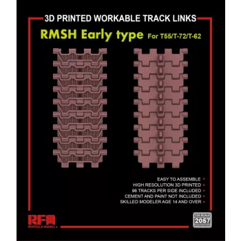   Rye Field Model - RMSH Early type work. track links f. T55/T-72/T-62