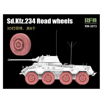 Rye Field Model - Road Wheels for Sd.Kfz. 234 (3D printed)