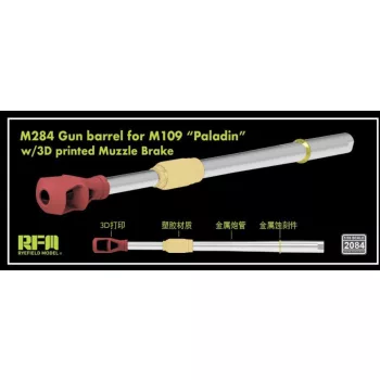  Rye Field Model - Upgrade set M284 metal barrel w/3D f. M109 A7/A6