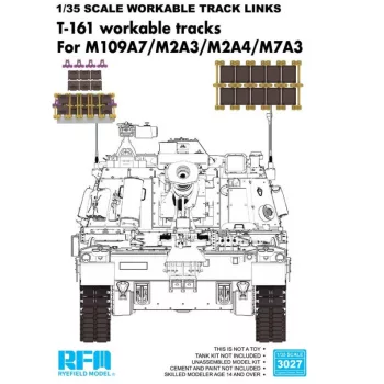  Rye Field Model - T-161 workable tracks for M109A7/M2A3/M2A4/M7A3