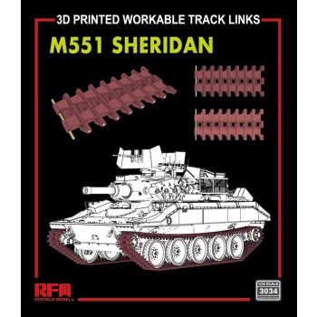 Rye Field Model - M551 Sheridan Workable Track Links