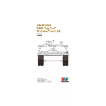 M1A1/ M1A2 T-158"Big Foot"Workable Track Link