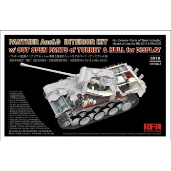   Rye Field Model - Panther Ausf.G with full interior & cut away parts