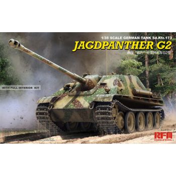   Rye Field Model - Jagdpanther G2 with full interior & workable track links
