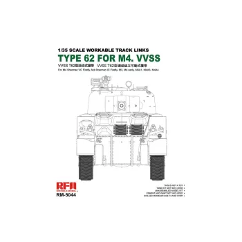 Rye Field Model - Sherman Tracks Type 62 for M4 VVSS