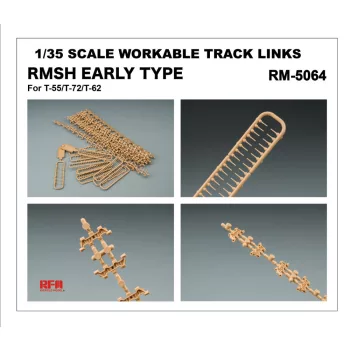   Rye Field Model - RMSH Early type work. track links f. T55/T-72/T-62