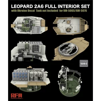   Rye Field Model - Leopard 2A6 Full Interior set + Ukainian Decals