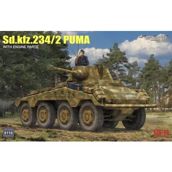 Rye Field Model - Sd.Kfz. 234/2 PUMA w/engine parts