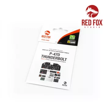   Red Fox Studio - 1/24 P-47D Thunderbolt (for Kinetic kit)