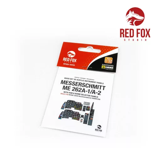 Red Fox Studio - 1/32 Messerschmitt Me 262A-1/A-2 with R4M & Bomb selector (for Trumpeter kit)