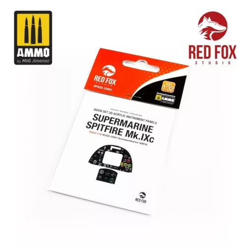 Red Fox Studio - Red Fox Studio 1/32 Supermarine Spitfire Mk.Ixc (for Tamiya)