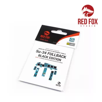   Red Fox Studio - 1/48 Su-34 Fullback Black Edition (for Kitty Hawk kit)