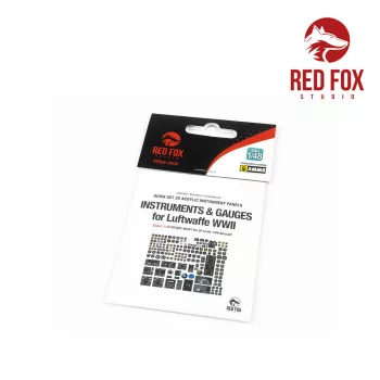   Red Fox Studio - 1/48 Instruments & gauges set for Luftwaffe WWII (Independent)