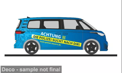 Rietze - VW ID.Buzz People, Nachwuchswerbung Polizei Bayern, 1:87