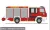 Rietze - Magirus Magirus HLF Team Cab, Feuerwehr Friedrichsthal, 1:87