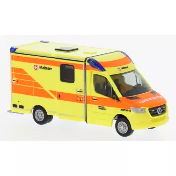   Rietze - System Strobel RTW, 2018, Malteser Weißenfels, 1:87