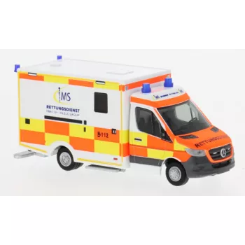   Rietze - Wietmarscher Ambulanzfahrzeuge RTW, IMS Rettunsdienst, 1:87