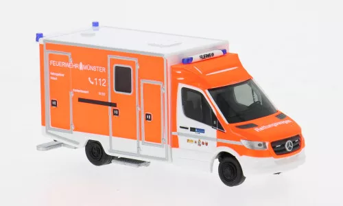 Rietze - GSF RTW, 2018, Rettungsdienst Stadt Münster, 1:87