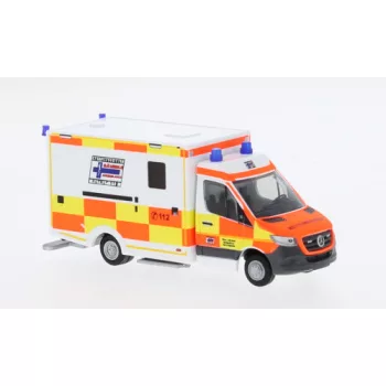   Rietze - Wietmarscher Ambulanzfahrzeuge RTW, 2018, Rettungsdienst Bäuerle Ambulanz Augsburg, 1:87
