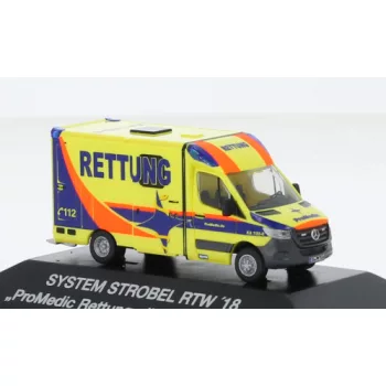 Rietze - System Strobel RTW, 2018, ProMedic Karlsruhe, 1:87